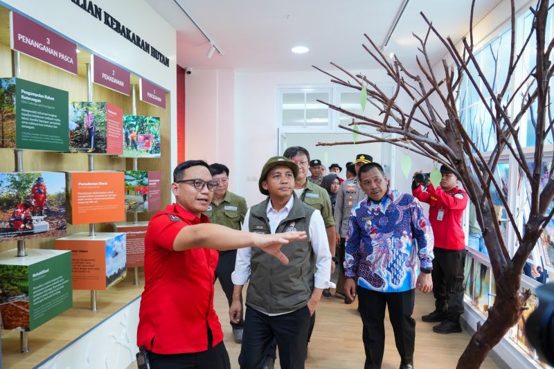Menhut pastikan negara hadir untuk mencegah karhutla
