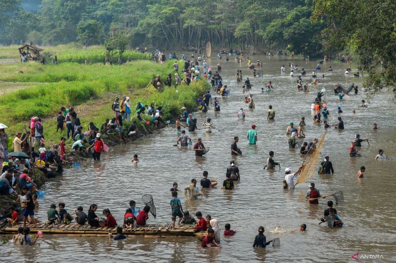 Ngagurah Dano di Banten kembali digelar, tradisi tangkap ikan massal jadi daya tarik wisata budaya