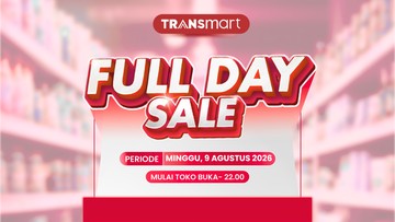 Langsung Merapat ke Transmart Full Day Sale! Pesta Diskon Meriah 50% + 20%