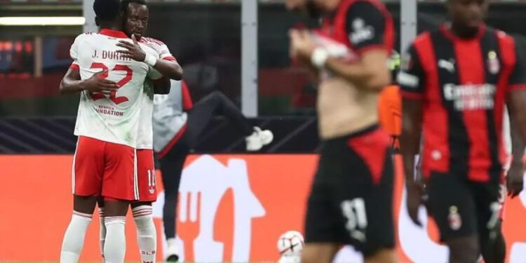 AC Milan tumbang 0-2 di tangan Benfica di San Siro