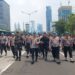 Kapolres Jakpus instruksikan anggota layani peserta aksi secara humanis