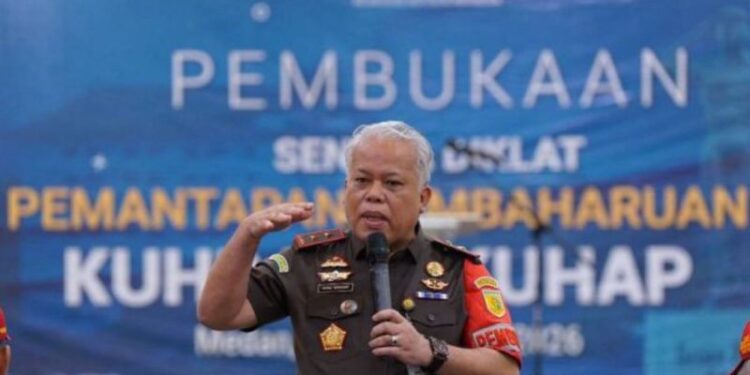 Kabandiklat Kejaksaan buka pendidikan teknis pemantapan KUHAP di Medan