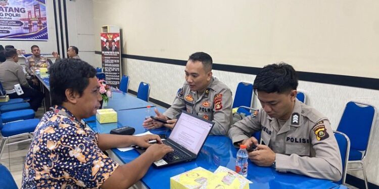 Puslitbang Polri teliti terapan teknologi lalu lintas di Polda Sumsel