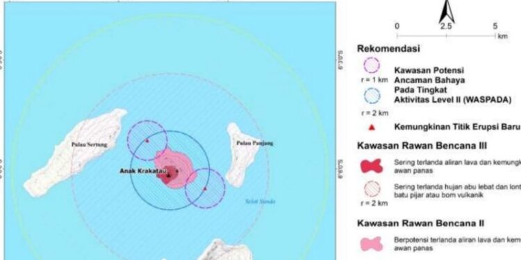 Ada daratan baru di dekat Anak Krakatau, ini penjelasan ahli