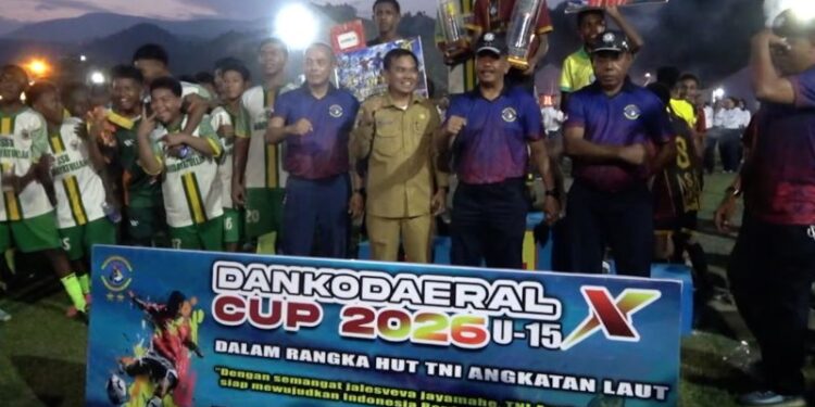 Dankoderal X Cup U-15 jadi ajang pencarian talenta muda Papua