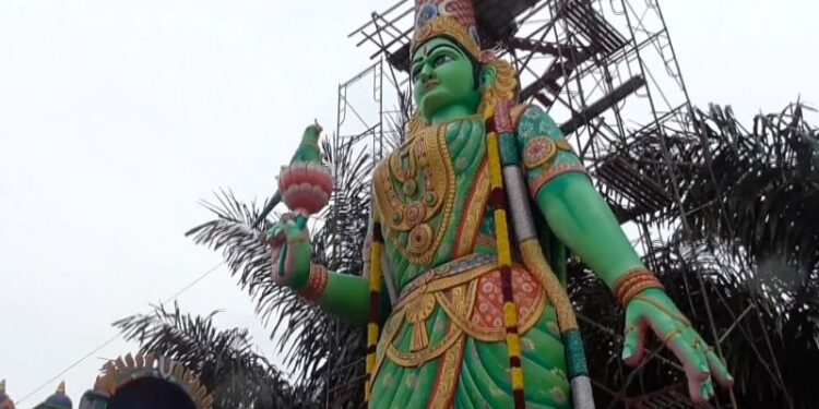 Peresmian Kuil Shri Minachi Amman, miliki arca setinggi 15 meter