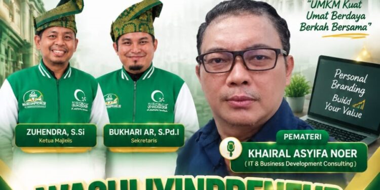 Al Washliyah Kota Medan Gelar Washliyinpreneur Academy Batch 1, Hadirkan Praktisi IT Khairal Asyifa Noer
