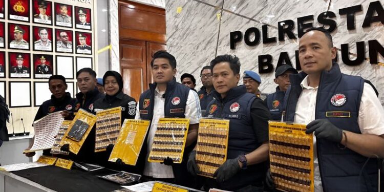 Polrestabes Bandung bongkar labolatorium peracik liquid vape narkotika