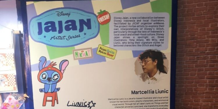 Tiga ilustrator lokal kemas karya seni Disney bertema jajanan pasar