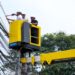 Pemkot Jaktim tertibkan kabel udara semrawut sepanjang 792 meter