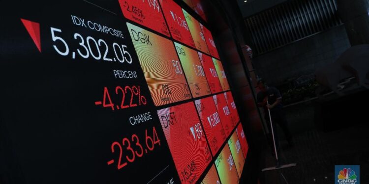 IHSG Sesi I Parkir di Zona Merah, Turun 0,5% ke Level 6.263