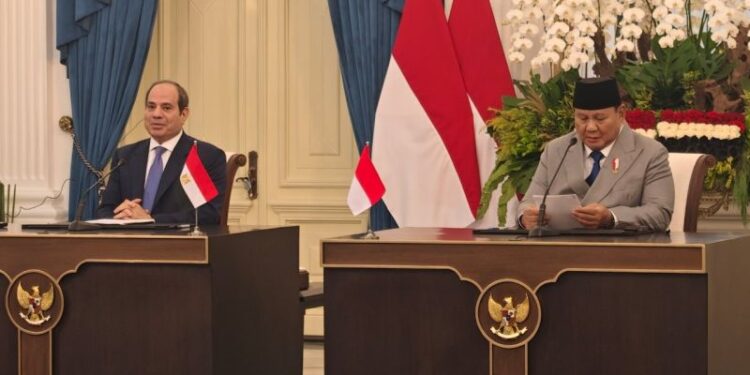 Prabowo-El-Sisi anjurkan deeskalasi konflik di Timur Tengah