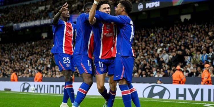 PSG bungkam Manchester City 4-2 di Etihad 