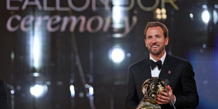 Harry Kane raih penghargaan Ballon d'Or 2026
