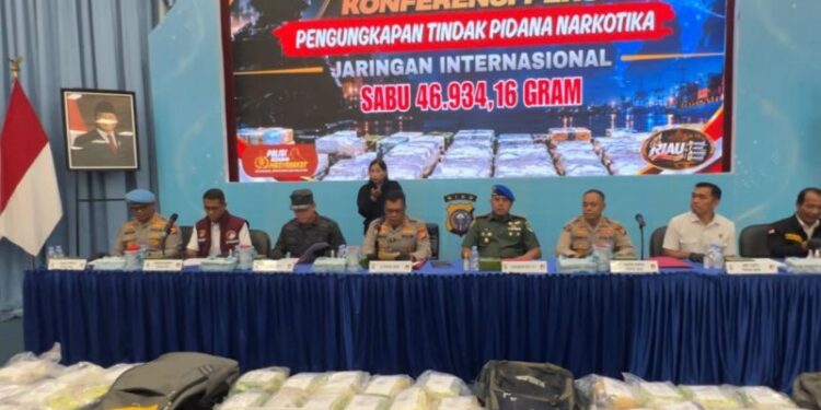Polda Riau sita 101 kg narkotika selama Operasi Sarang Narkoba
