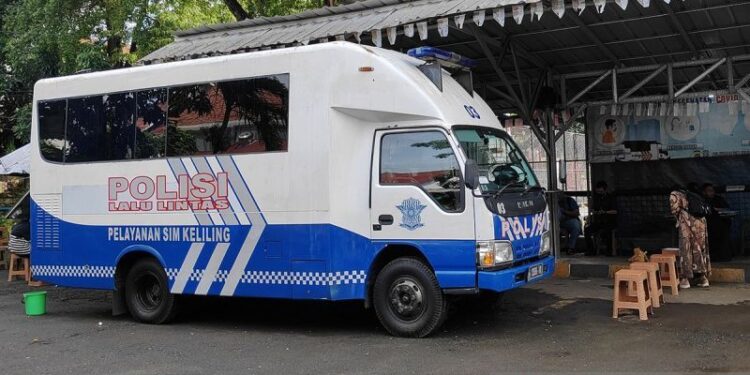 Rabu, layanan SIM Keliling tersedia di lima lokasi Jakarta
