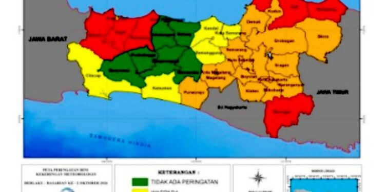 BMKG: 7 kabupaten di Jateng masih awas kekeringan pada 11-20 Oktober