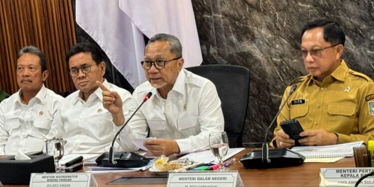 Zulhas pastikan pasokan pangan hadapi akhir tahun diperkuat sejak dini