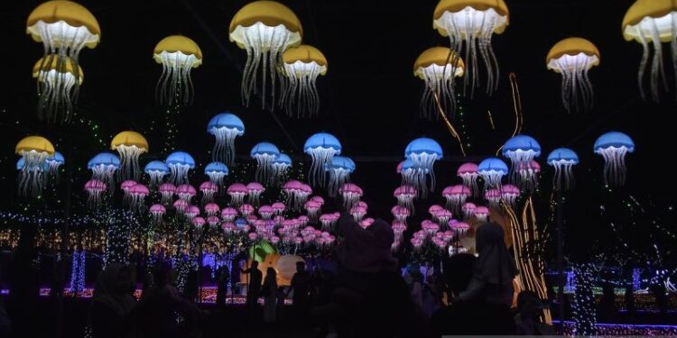 Lima juta lampu LED hiasi Festival Lumiland di Tasikmalaya