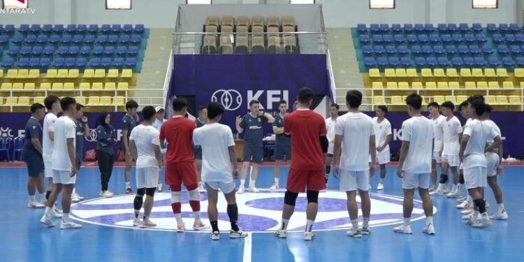 Timnas futsal Indonesia matangkan persiapan jelang turnamen di Brasil