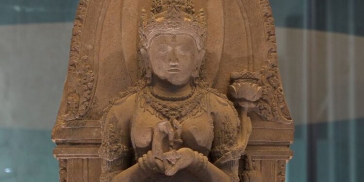 Prajnaparamita 'Monalisa van Java' kini dipamerkan di Museum Nasional