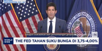 Video: Ditentang 2 Anggota, The Fed Tahan Suku Bunga di 3,75-4,00%