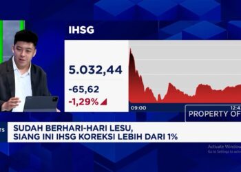 Video: Berhari-hari Lesu Efek MSCI, IHSG Anjlok ke Level 5.000-an