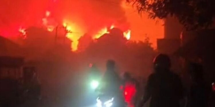 BPBD: 500 rumah warga Dusun Serdang terbakar