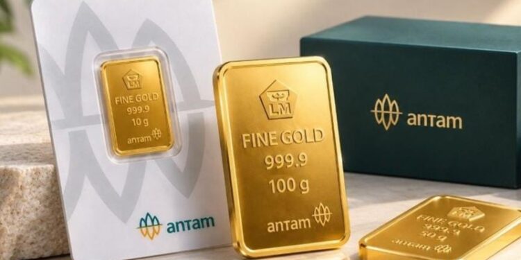 Harga terbaru emas tiga jenama di Pegadaian pada hari ini